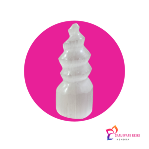 Selenite Tower Spiral Crystal