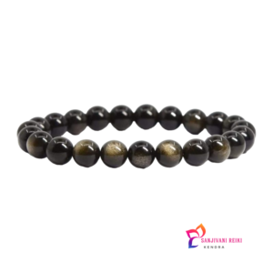 Gold Obsidian Bracelet